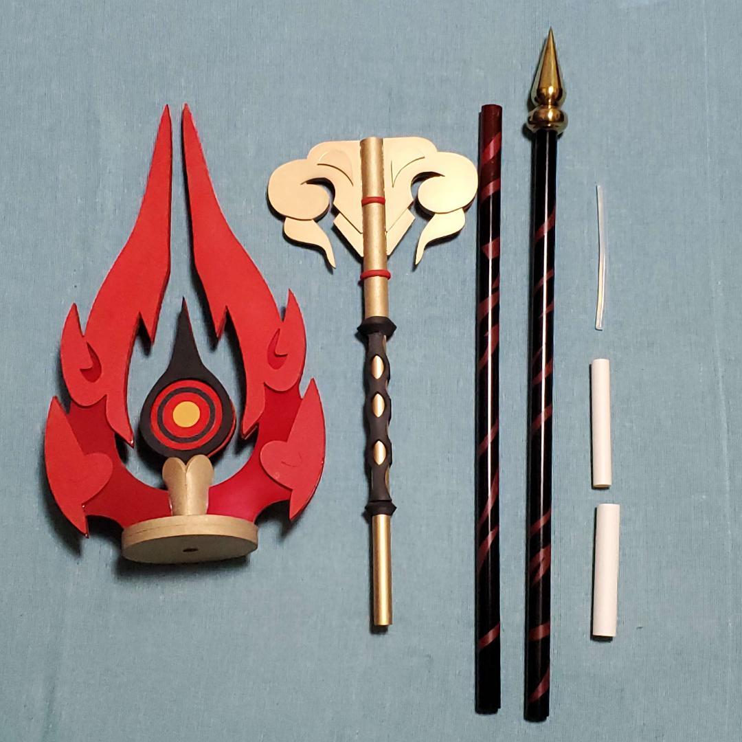 原神 胡桃(フータオ) コスプレ用 グッズ 武器護摩の杖 残り一点 - メルカリ