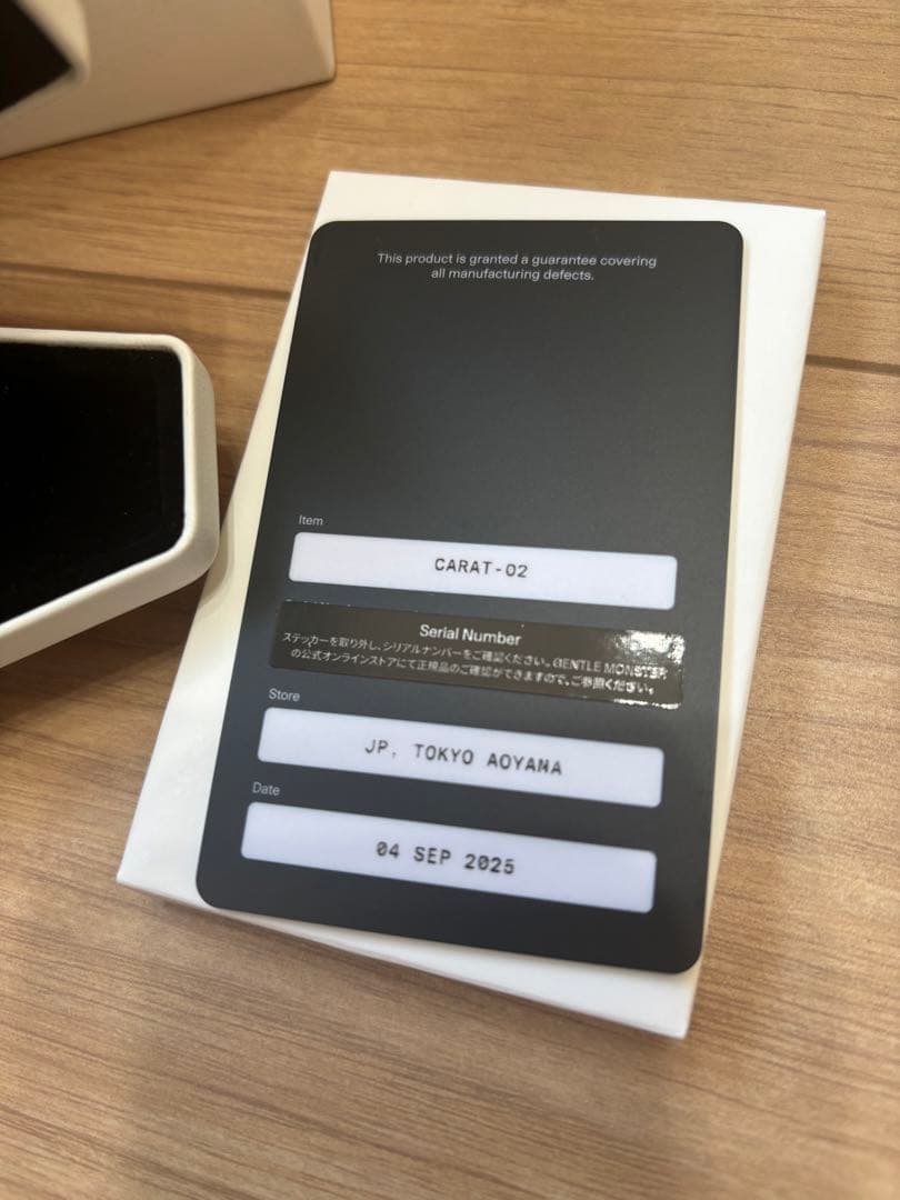 青山店購入品】GENTLE MONSTER Carat02 - メルカリ