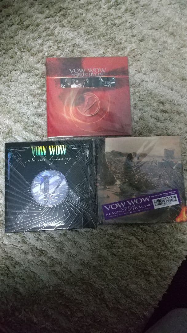 VOW VOW WOWバウワウ LIVE CD2枚、デモ音源CD1枚 CD全て再生1回