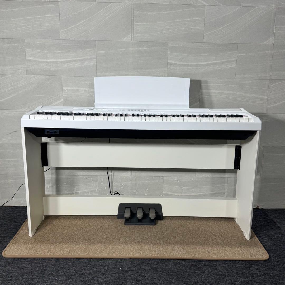 YAMAHA 電子ピアノ P-115 WH 2016年 スタンド d5351 - メルカリ