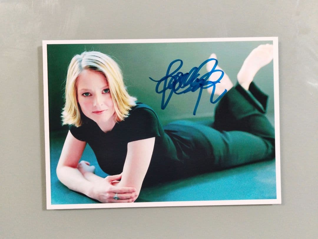 セール中…ジョディ・フォスター直筆サイン入り2Lサイズ写真…フライト