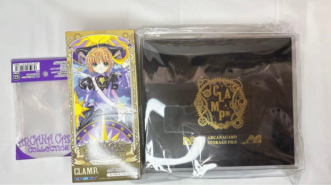 clamp展 アルカナカードコレクションBOX　収納ファイル　コンプリート Amazon.co.jp: CLAMP展 アルカナカードコレクション 1BOX カード