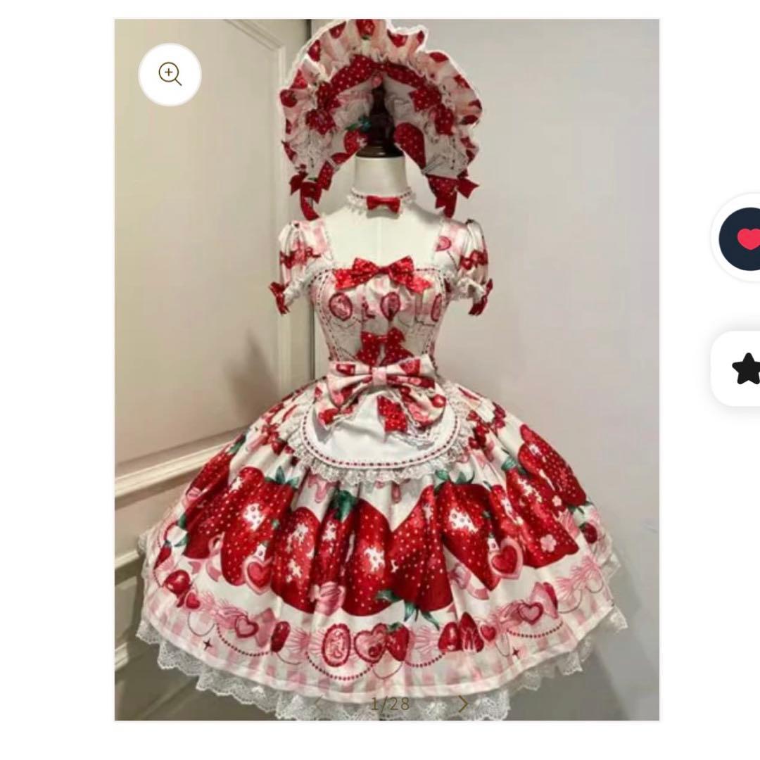 新品・未開封】エペティスStrawberry Cream ジャンパースカート他