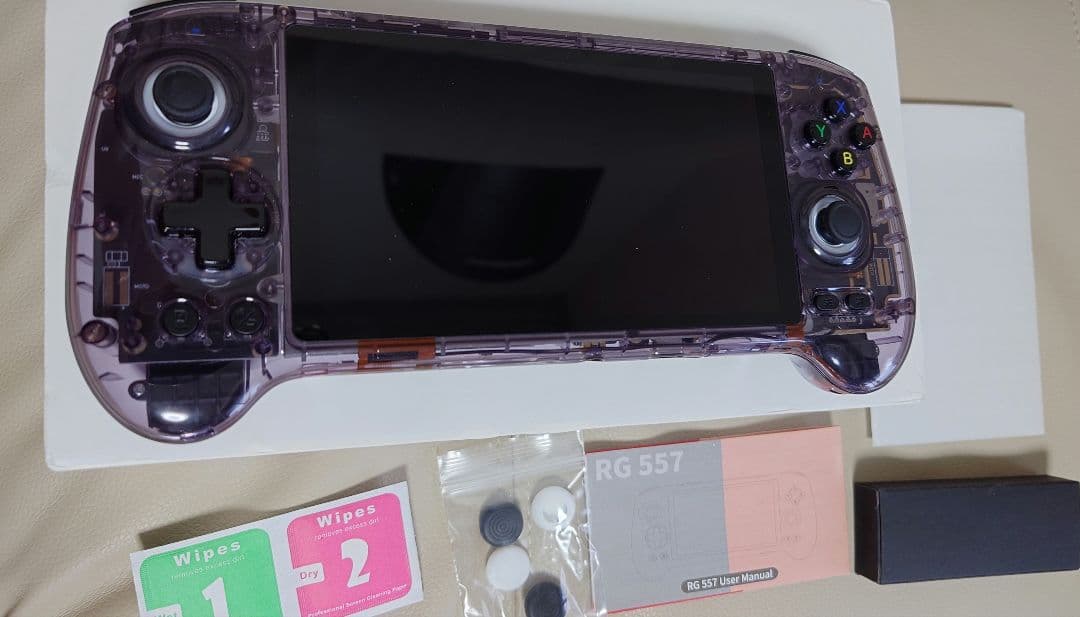 Anbernic RG 557 クリアパープル ほぼ未使用 ANBERNIC RG 557 – anbernic