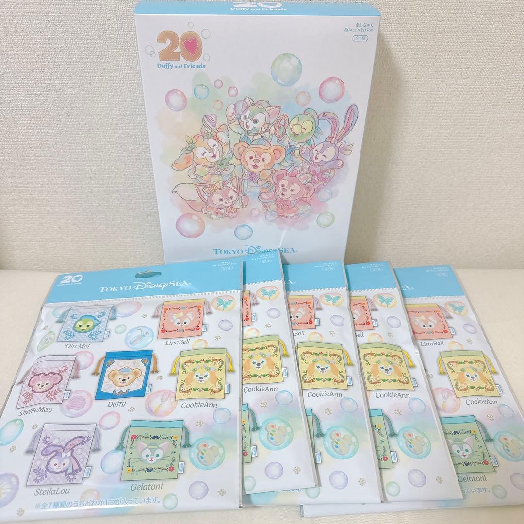 ハートフェルトレターズオブフレンドシップ ダッフィー＆フレンズ巾着