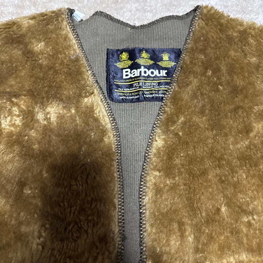 Barbour フリースライニング ベスト ブラウン - メルカリ