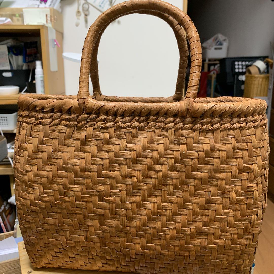 お値下げ 山葡萄 かごバッグ - メルカリ