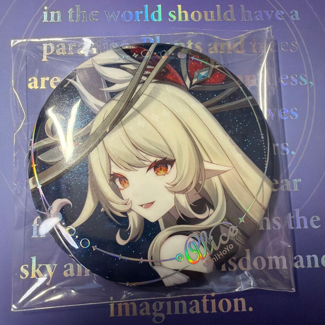 原神 月夜の叙事詩 缶バッジ アリス - メルカリ