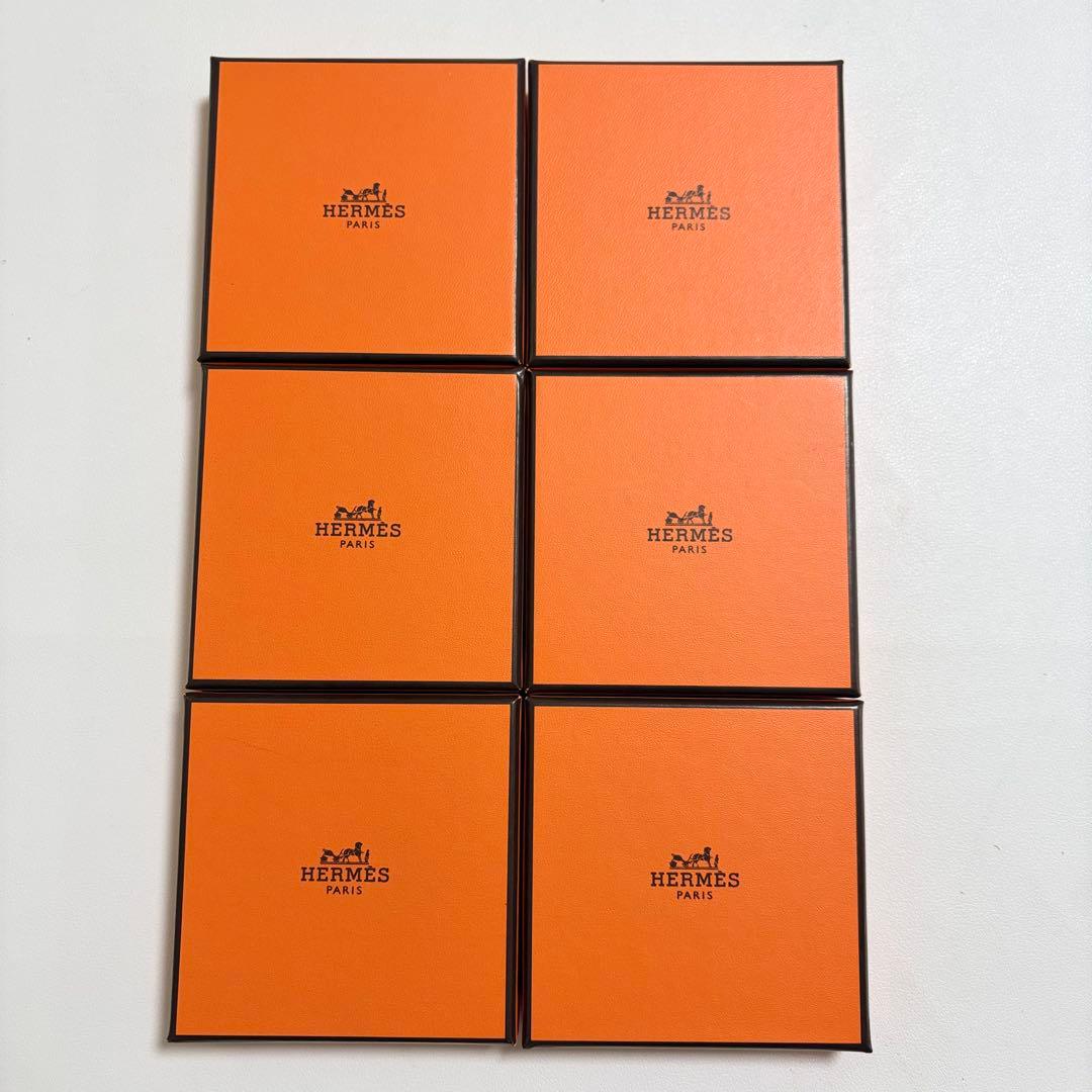 美品 エルメス 保存袋 空箱 6個セット ブレスレット アクセサリー入れ