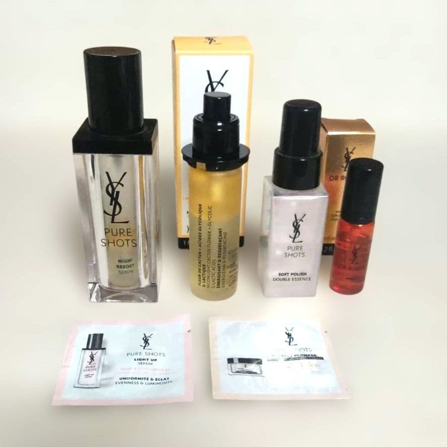 イヴ・サンローラン　ピュアショット他　セット 限定復活】即完売のYSL No.1セラム トライアルセットが再入荷！ 翌朝