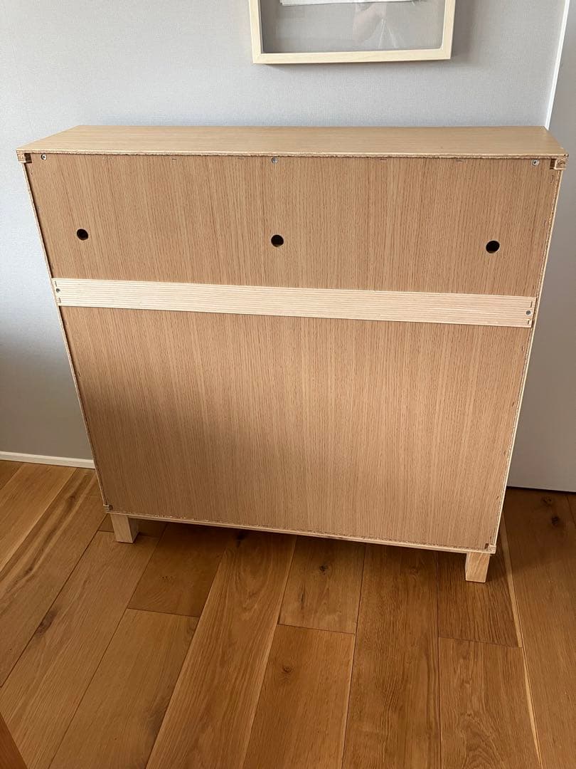 無印良品 本棚 薄型 木製収納 ロータイプ(販売終了品) - メルカリ