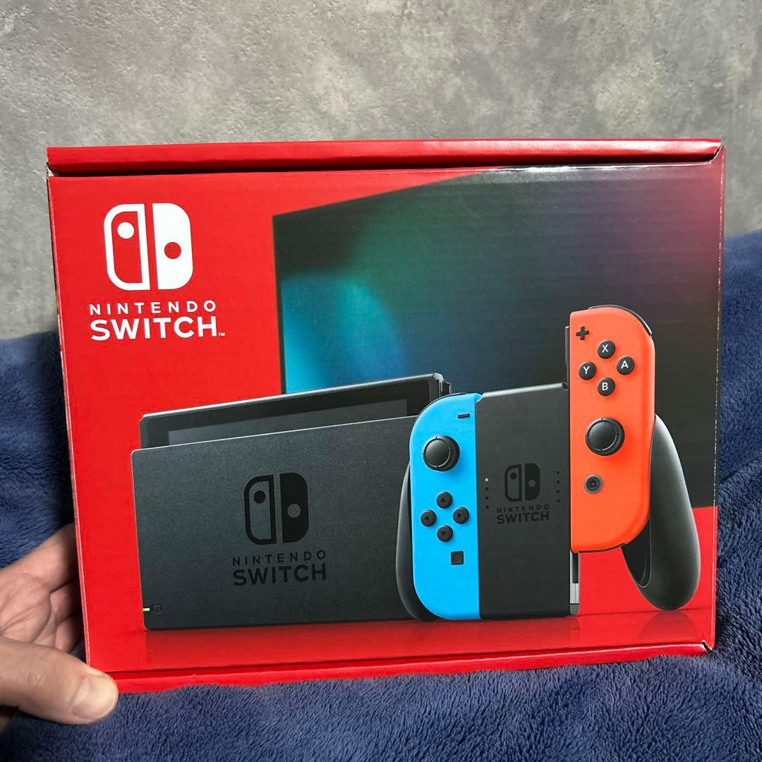 Nintendo Switch本体/ネオンブルー/青赤/ニンテンドースイッチ美品 Nintendo Switch ネオンブルー・ネオンレッド 任天堂 ゲーム機 本体
