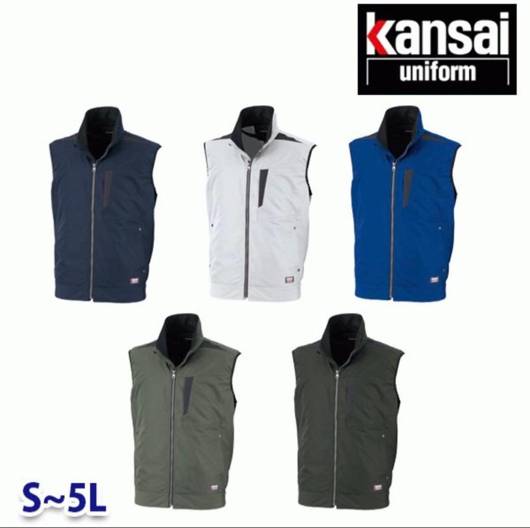 美品】空調風神服 ベスト L カンサイ 01005 2025年新型ファン付 - メルカリ