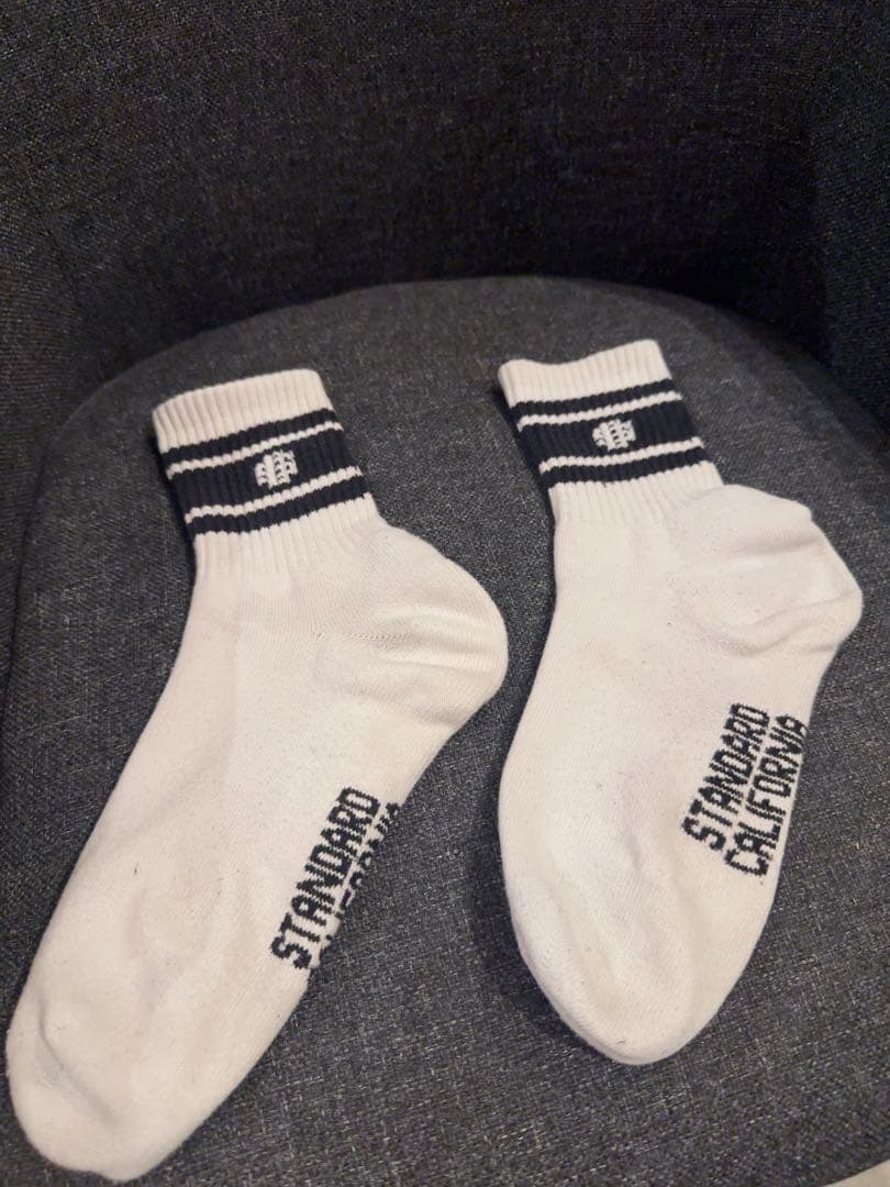 スタンダードカリフォルニア ソックス 木村拓哉氏着用 人気の黒赤2