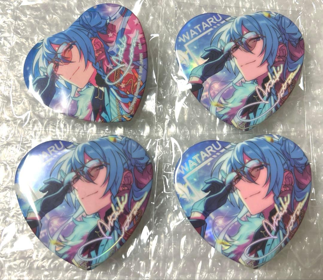 日々樹渉 とるパカ 願望ホログラムハート缶バッジ セット - メルカリ