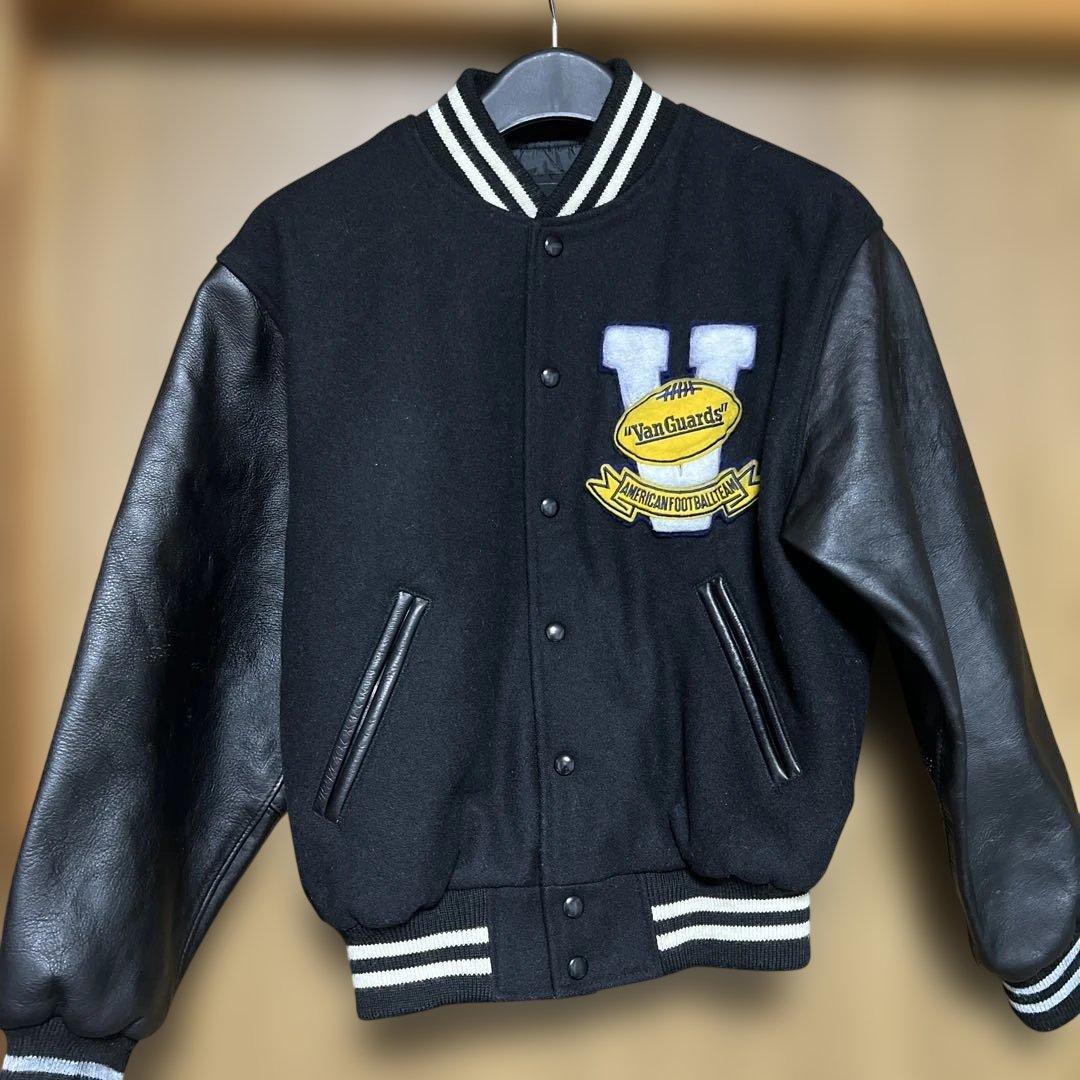 特*し様 VAN JAC スタジアムジャンパー 袖皮 ブラック Mサイズ