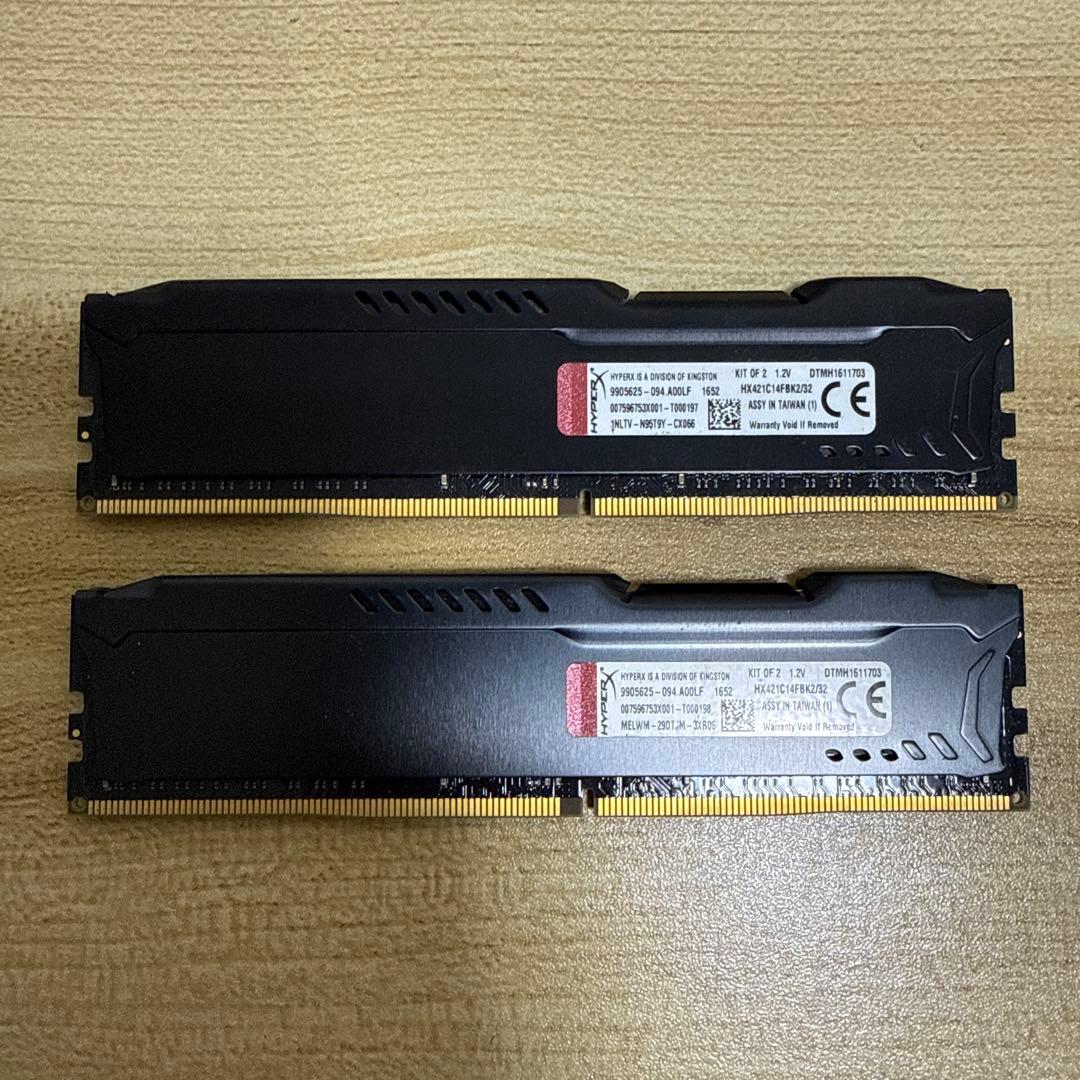 HyperX DDR4 32GB (2x16GB) メモリー Amazon | キングストン Kingston デスクトップPC用メモリ 32GB 3200MHz