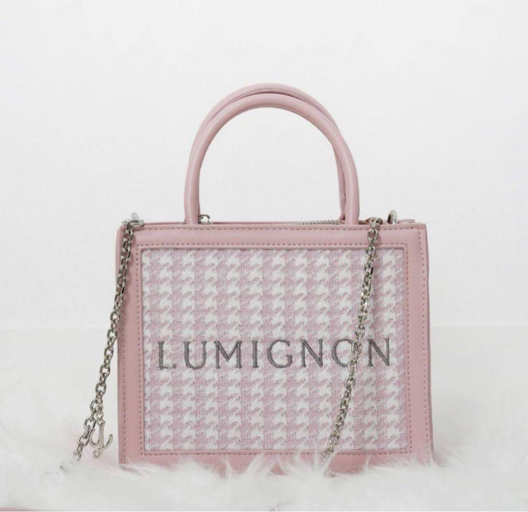 新品未使用】Lumignon houndstooth 2way bag - メルカリ