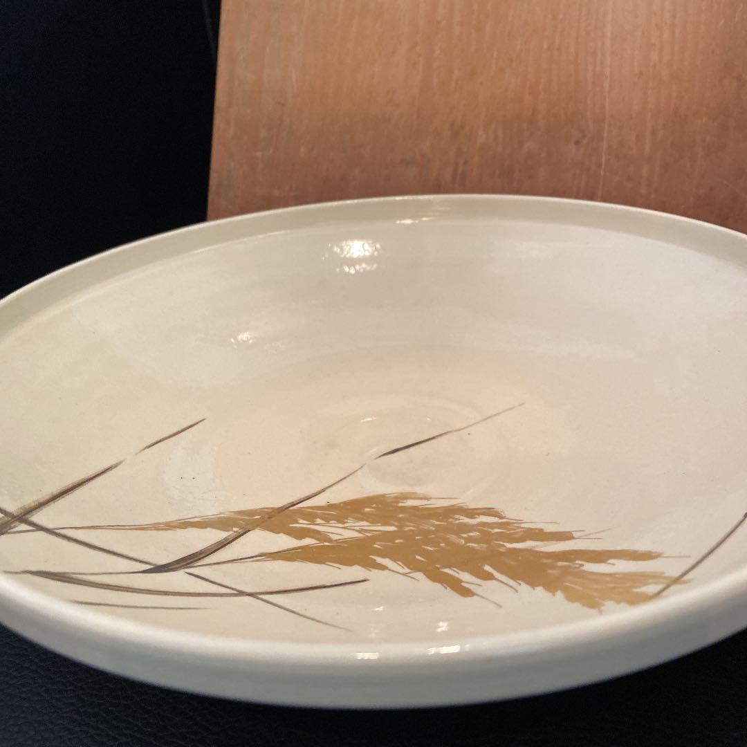 京焼 澤村陶哉 東哉 仁清瓷八束穂 鉢 音羽山 茶道具 共箱 共布 作家もの①