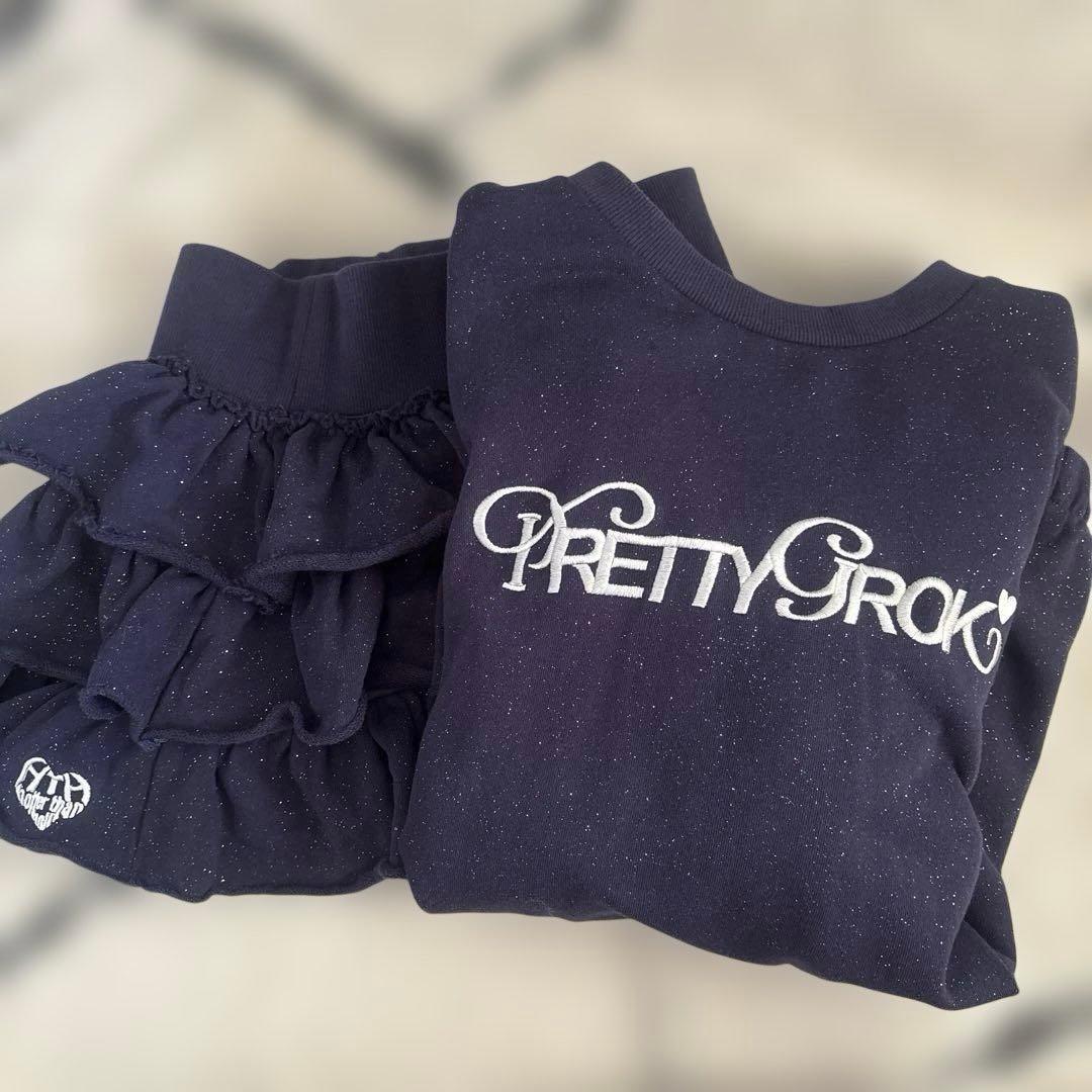 THT グリッターセットアップ ネイビー