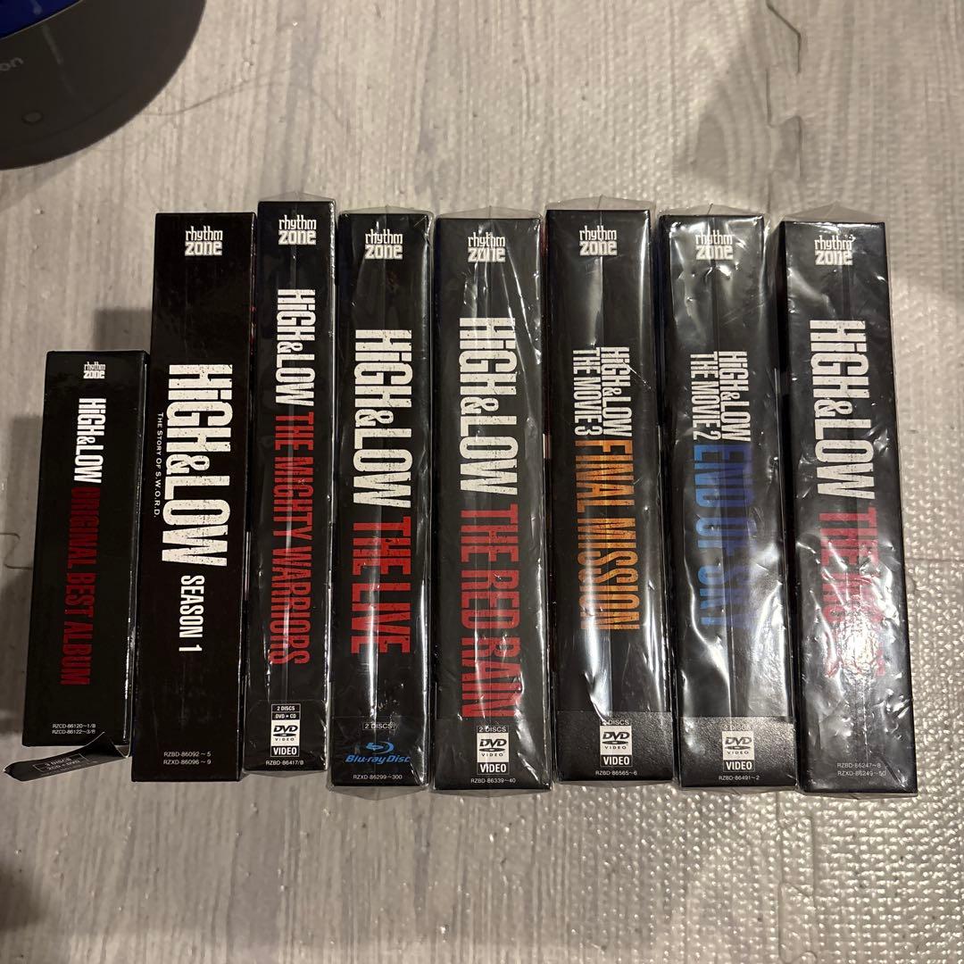 美品 盤未再生含 HIGH ＆ LOW DVD CD まとめ売り