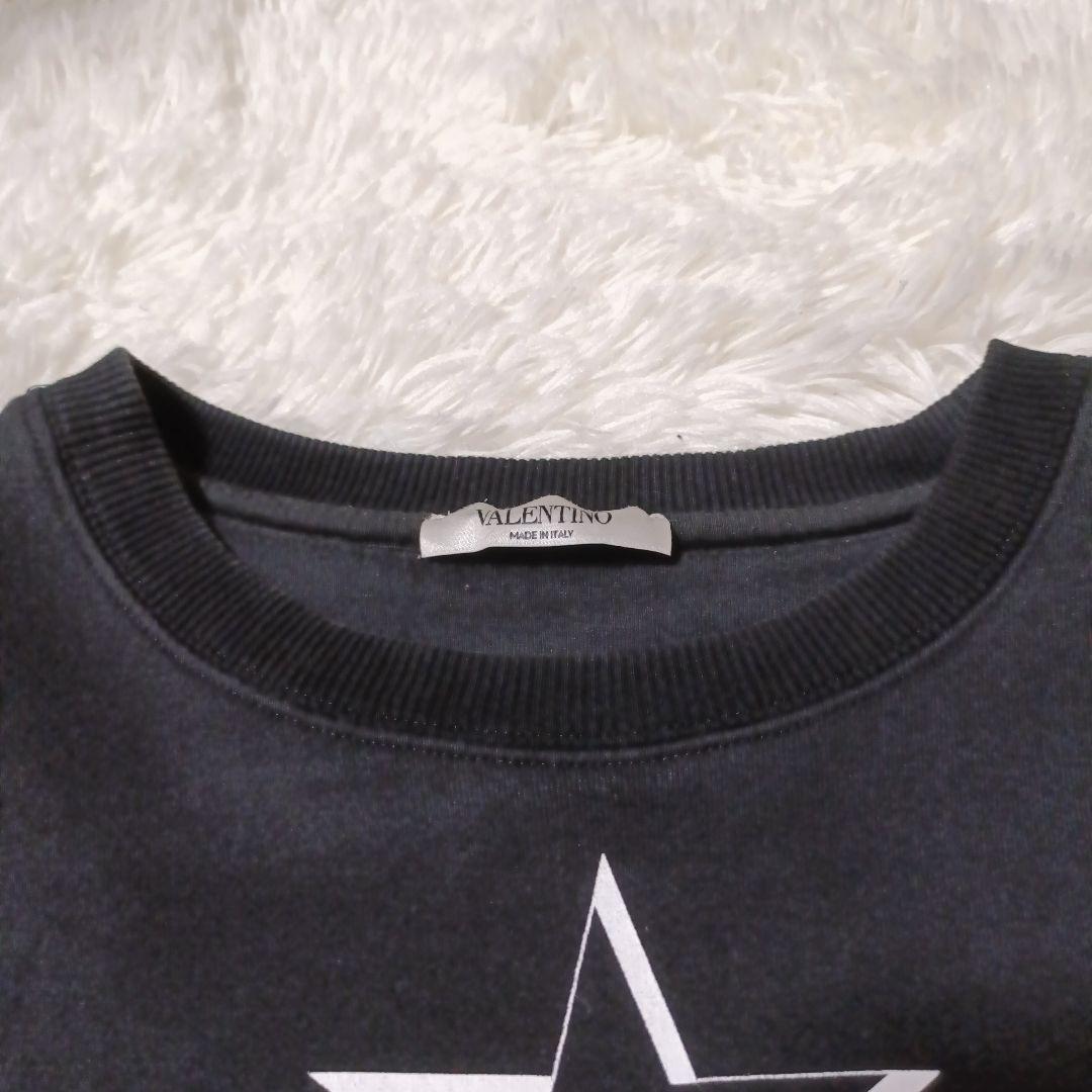 VALENTINO VLTN スター ロゴ スウェット 黒 S イタリア製 - メルカリ