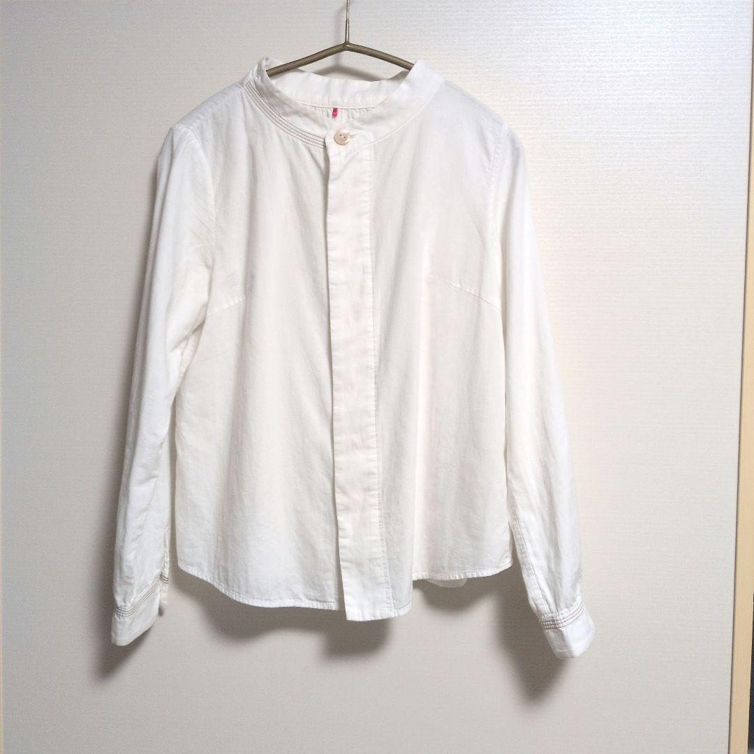 パラスパレススタンドカラー長袖シャツブラウスサイズ2 - メルカリ