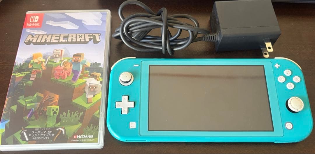 Switch light ブルー　マインクラフト　ソフト付き Amazon.com: Nintendo Switch Lite Console – (Japanese Version