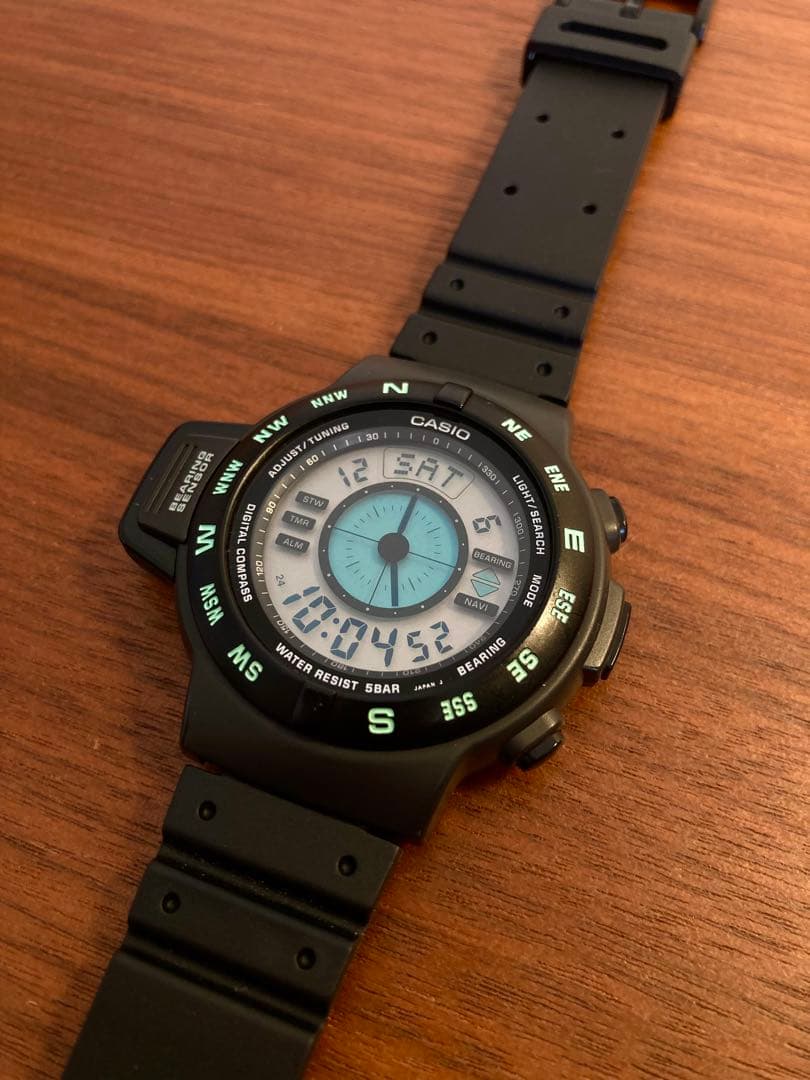 極美品】CASIO CPW-100 90s デジタルコンパス ※本体のみの通販はau PAY
