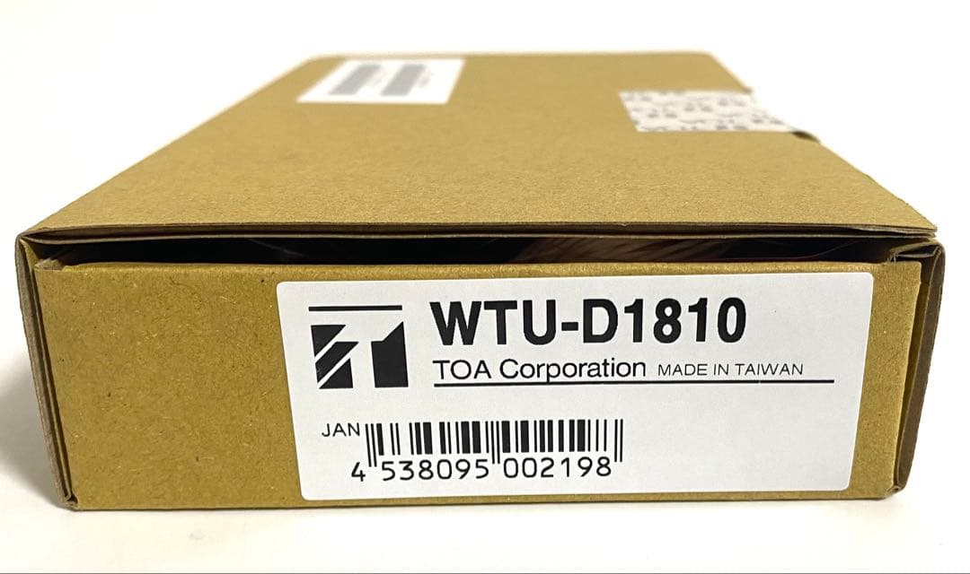 新品TOA デジタル ワイヤレス チューナーユニット WTU-D1810 デジタルワイヤレスチュ－ナ－ユニット (WTU-D1810) | TOA株式会社