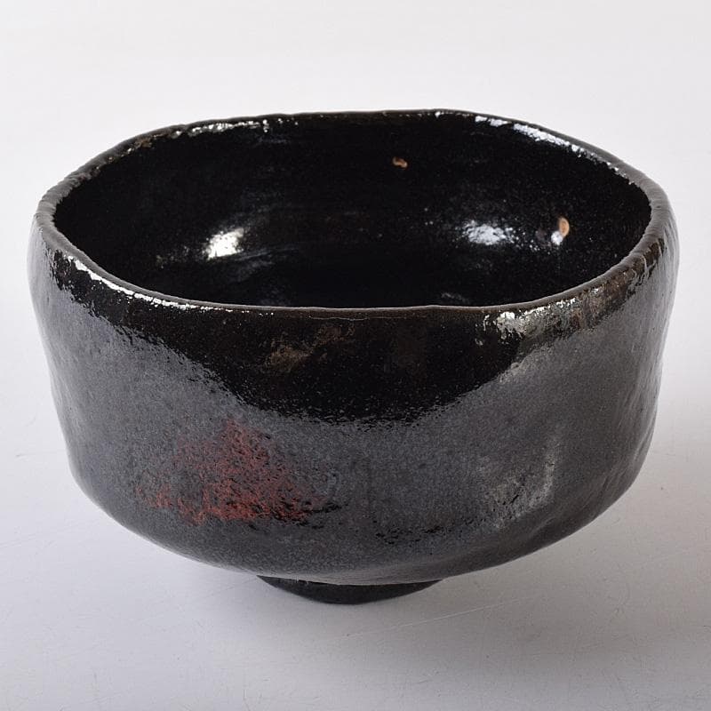 M5 様専用 楽吉左衛門 九代了入作 黒楽茶碗 銘「曙」 極め箱 M R8071