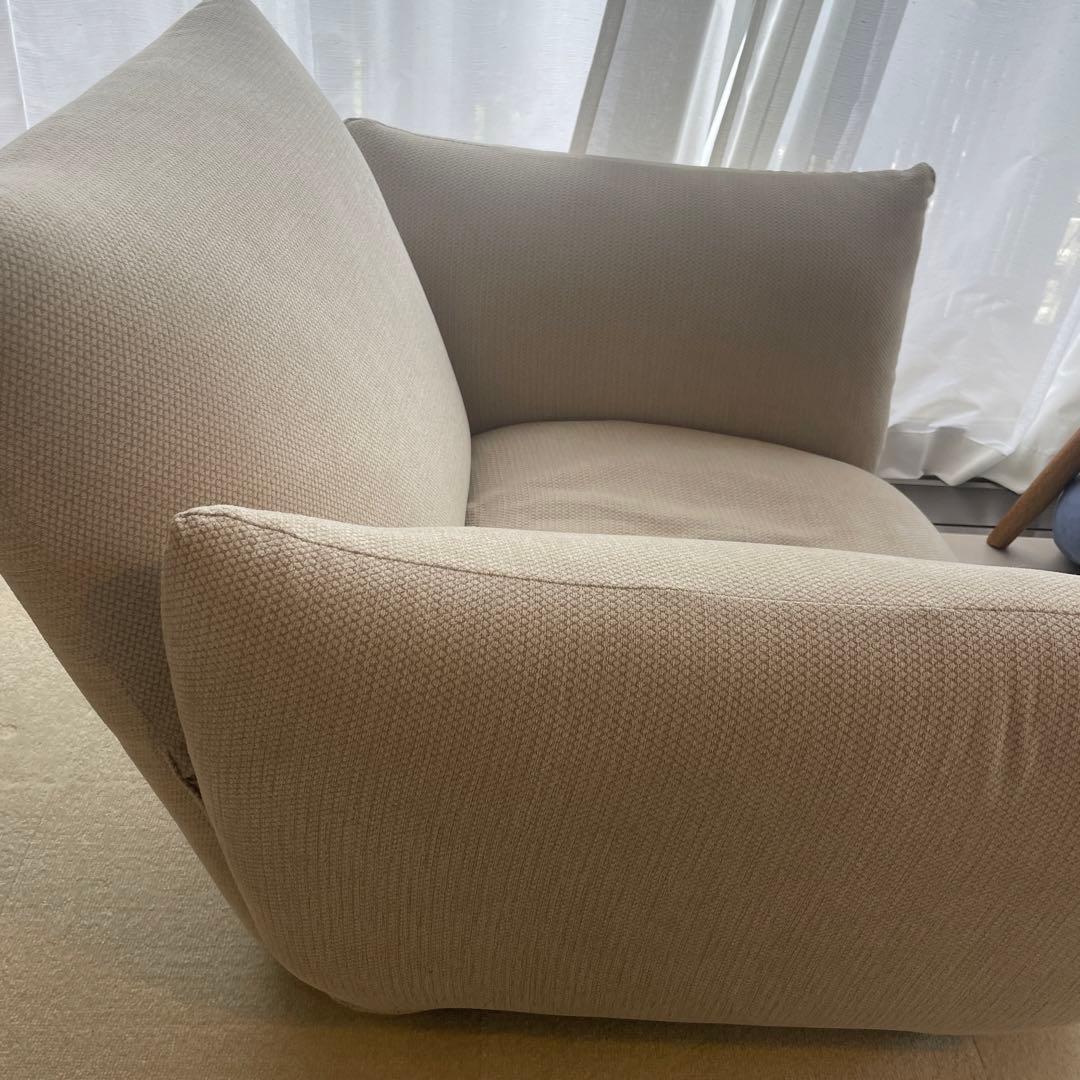 無印良品 リクライニング フロアソファ 1シーター ベージュ - メルカリ