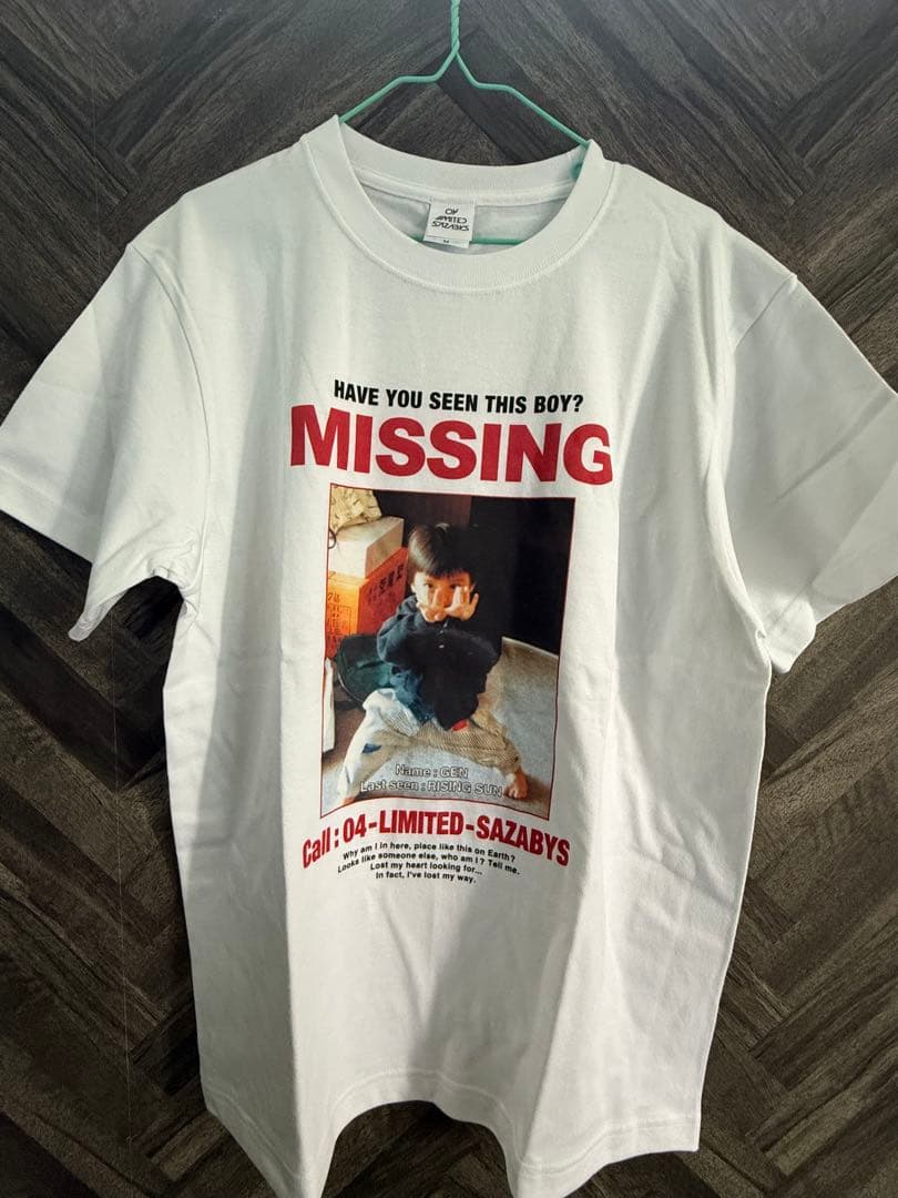 04 Limited Sazabys MISSING T-shirt Mサイズ - メルカリ