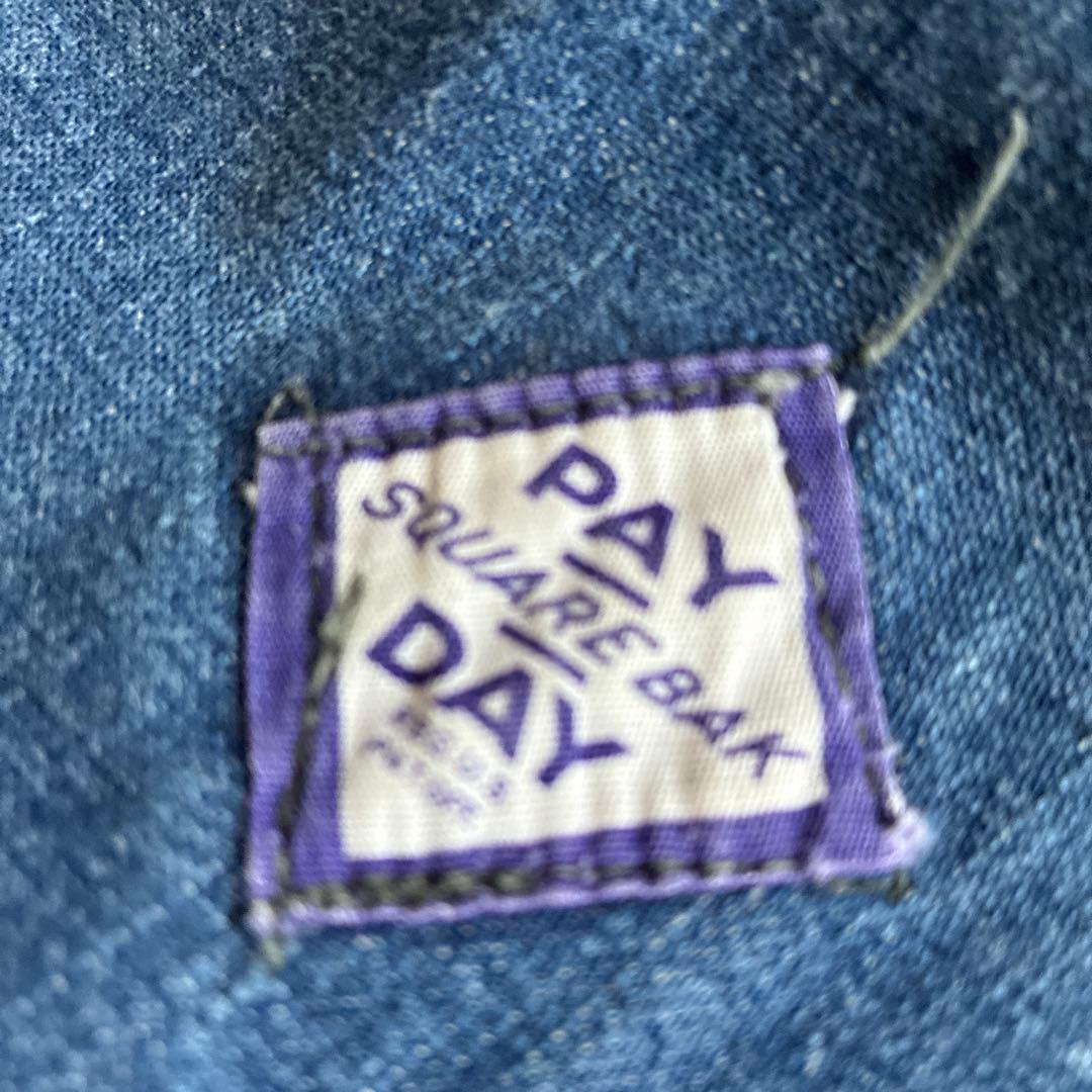 コメント値下げOK盾タグ40s pay dayオーバーオール - メルカリ