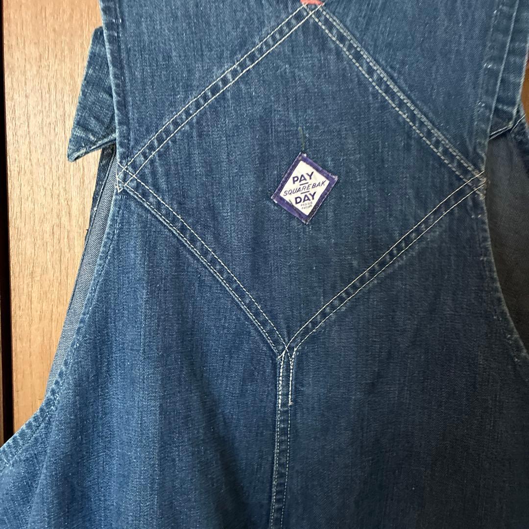 コメント値下げOK盾タグ40s pay dayオーバーオール - メルカリ