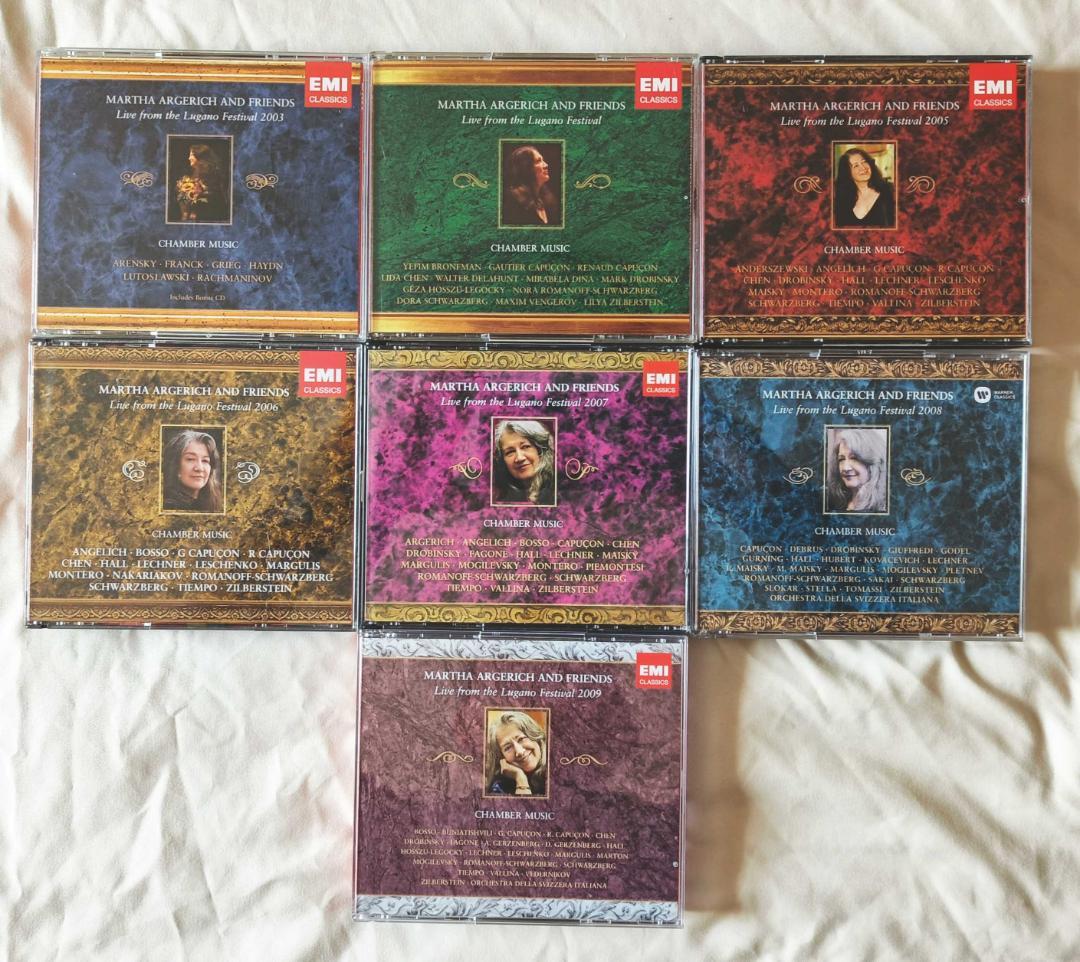 アルゲリッチ＆フレンズ ルガーノ・ライヴ 2002-2009 3枚組×7セット アルゲリッチ＆フレンズ ルガーノ・ライヴ 2002-2009 3枚組×7セット