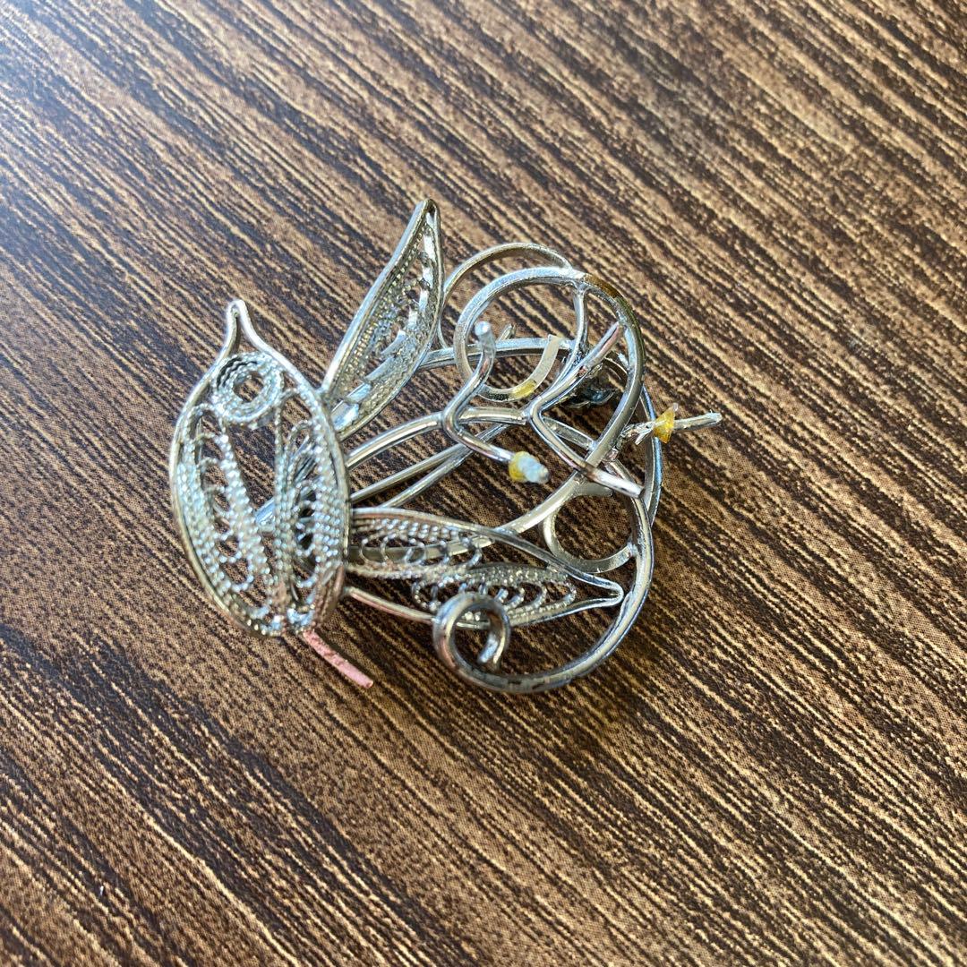 リーフモチーフ シルバーブローチ 6.2g - メルカリ