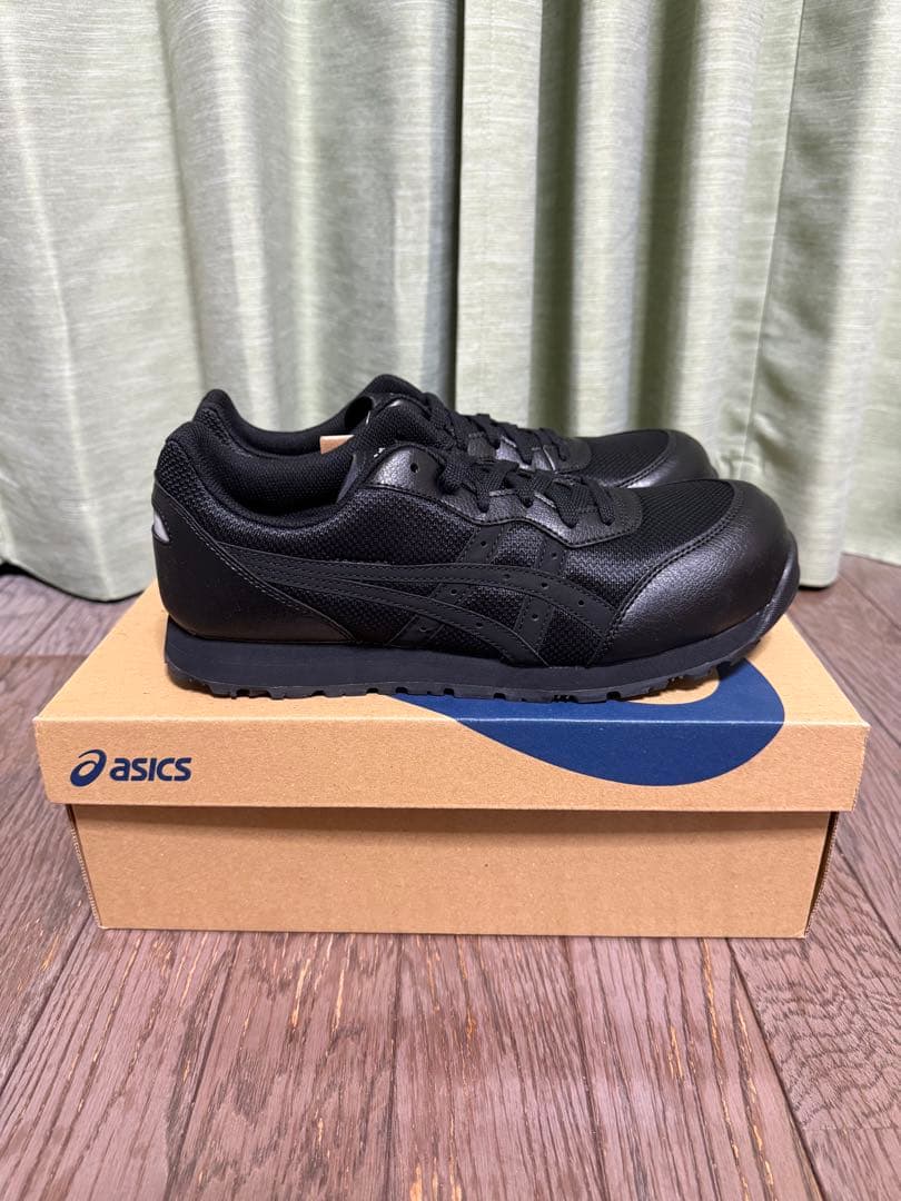 asics WINJOB CP201 ブラック安全靴 メンズ 26.5cm