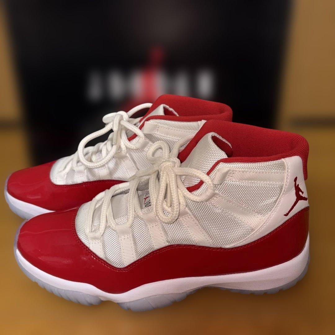シューズ(男性用) AIR JORDAN 11 retro 28.0cm varsity red
