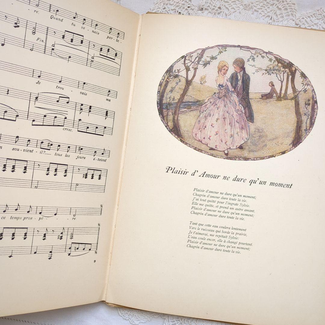 稀少1923アンティーク楽譜 絵本 洋書古書 児童書 ヴィクトリアン