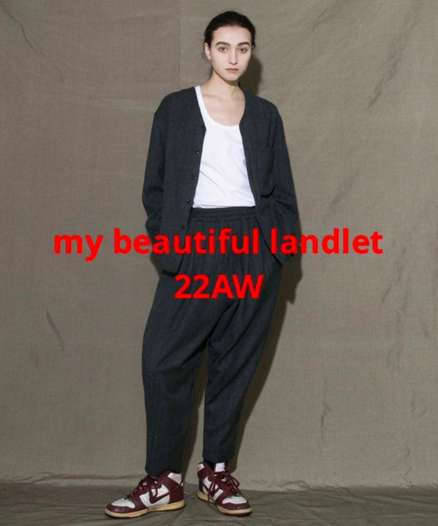 22AW my beautiful landlet 尾州ウールセットアップ】 - メルカリ
