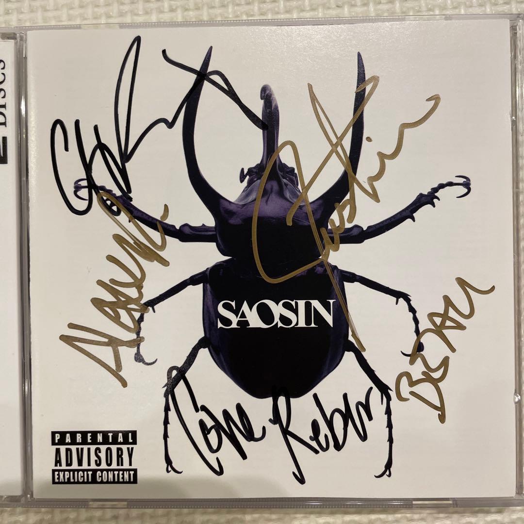 直筆サインCD】セイオシン Saosin DVD付き - メルカリ