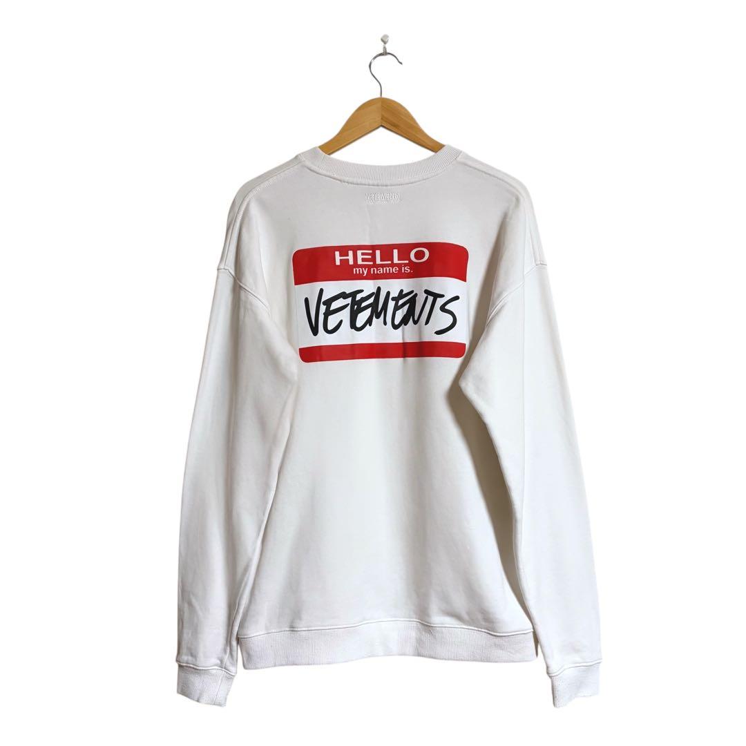 21AW VETEMENTS MY NAME IS スウェット ヴェトモン L