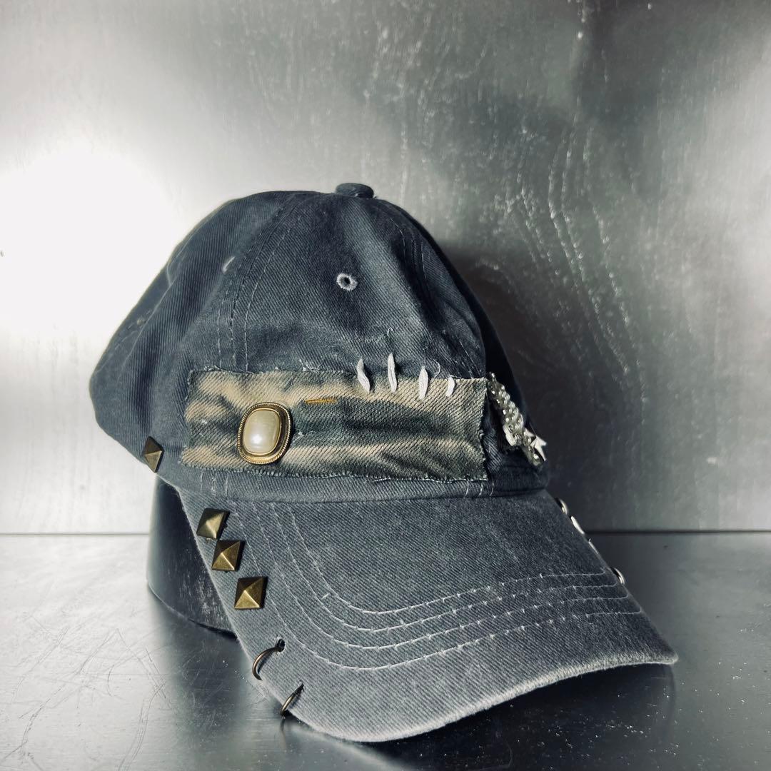 リメイク キャップ ギャル 星 スタッズ Y2K - メルカリ