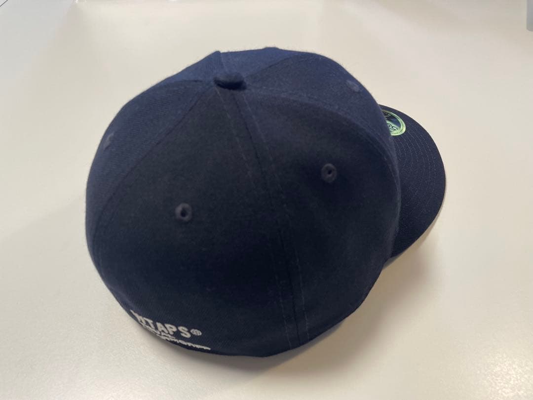 WTAPSニューエラキャップ59FIFTY 7 3/8 58.7cm ネイビー