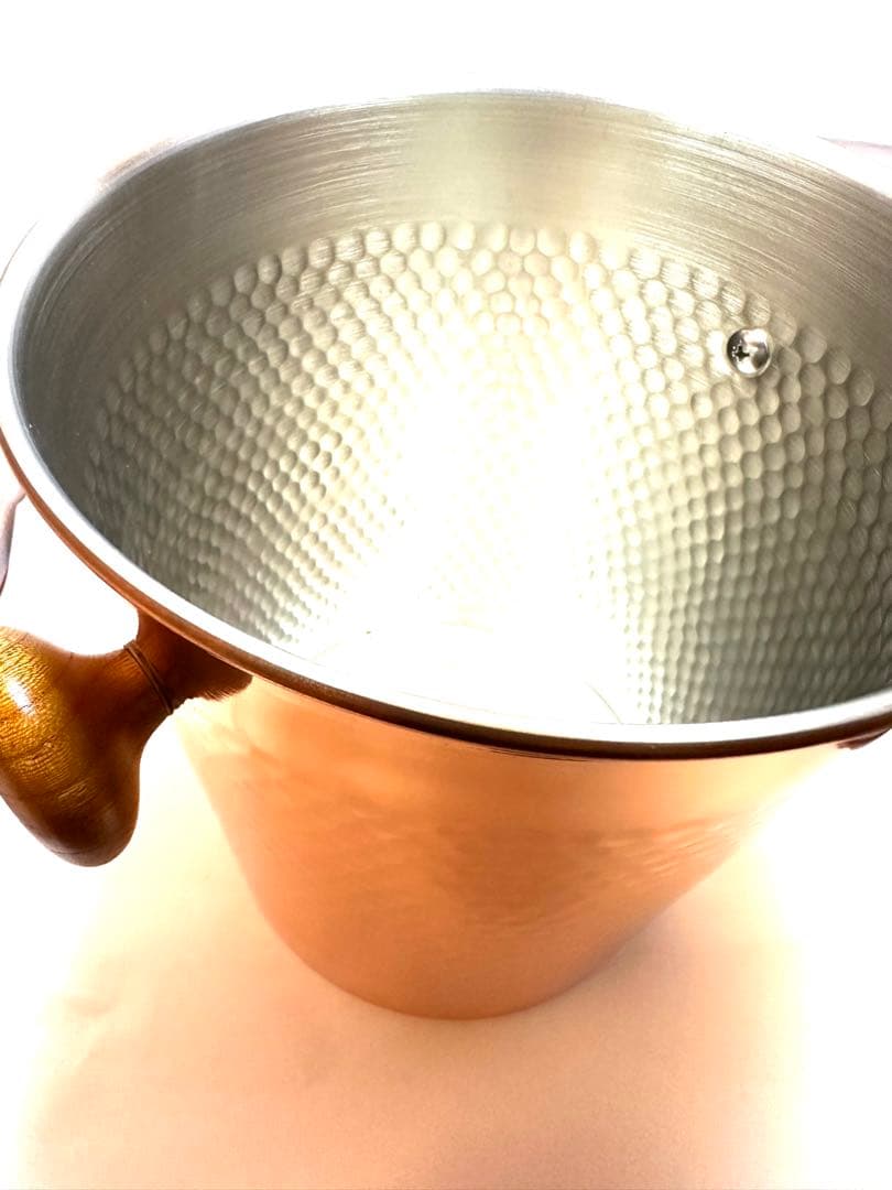 SHINKOUKINZOKU 新光堂 純銅 手打ちシャンパン/ワインクーラー