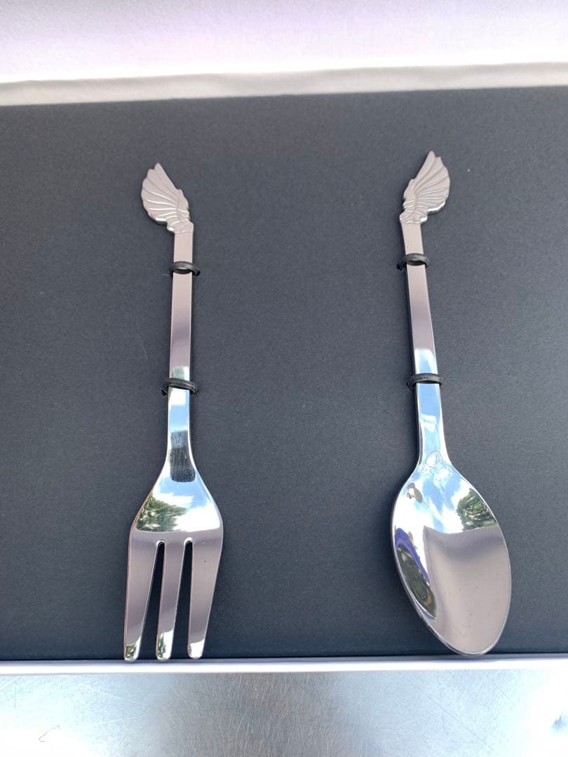 高見沢俊彦の美味しい音楽 エンジェルスプーン＆フォークセット ALFEE