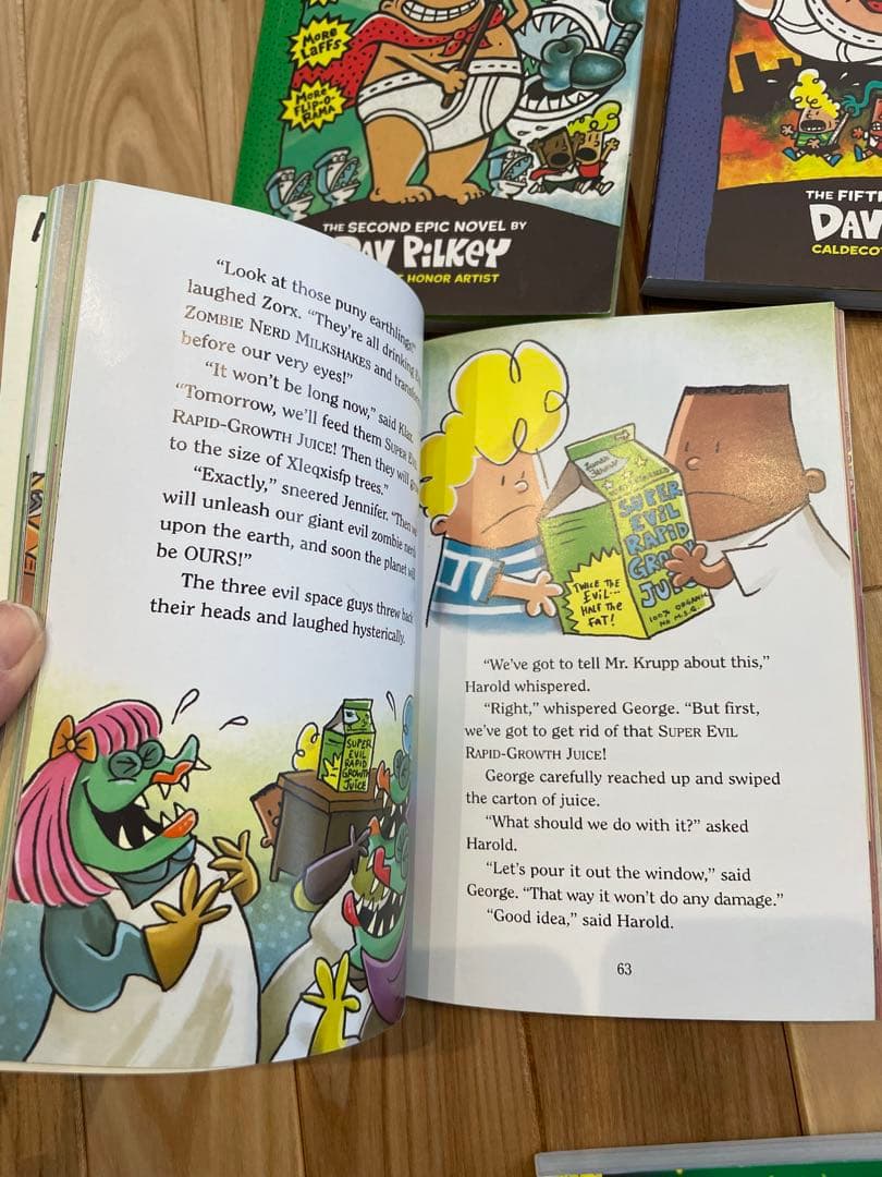 Captain Underpants 英語教育本 Dav Pilkey インター - メルカリ