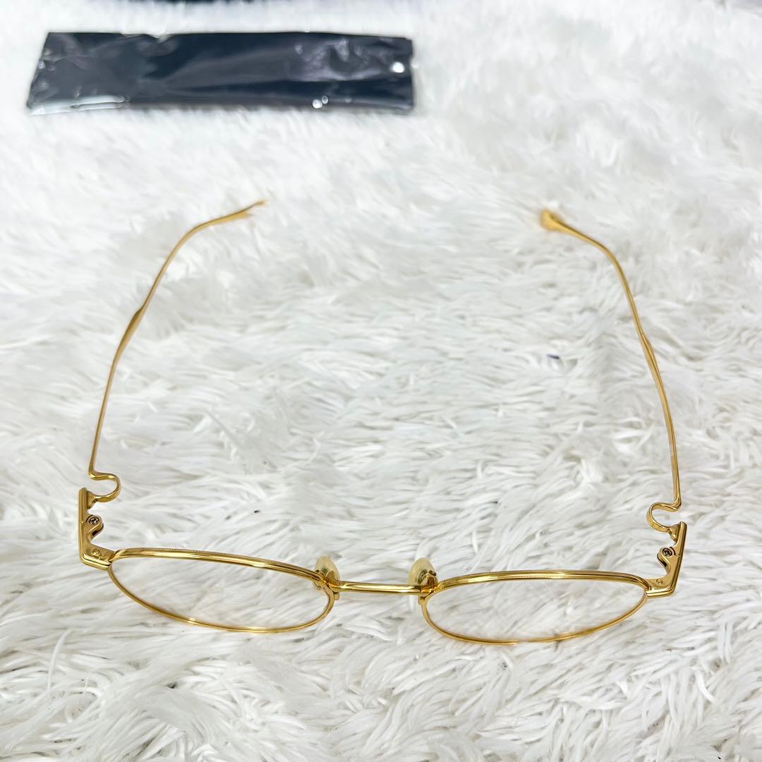 大豆田とわ子 岡田将生着用 999.9 S-145T アンティークゴールド 眼鏡