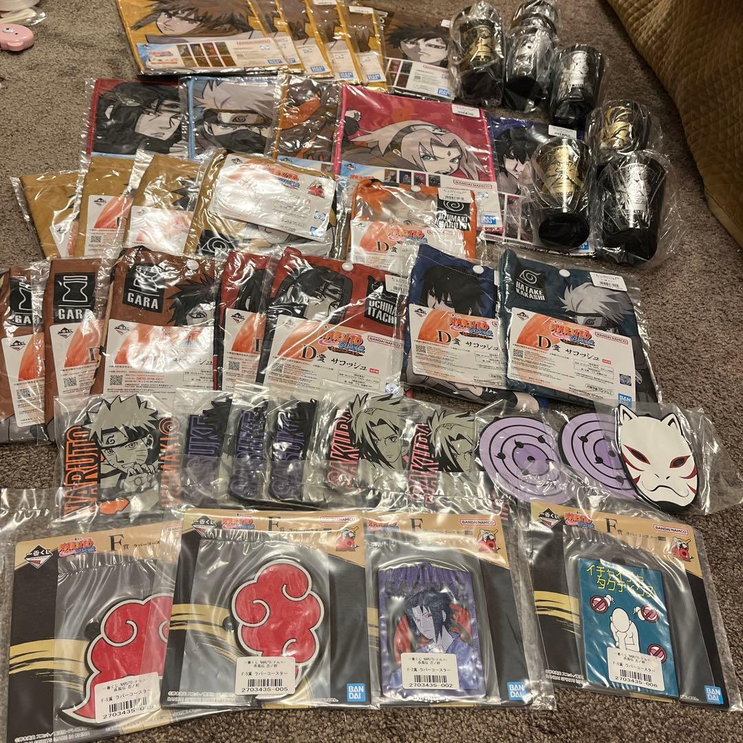 新品未開封】一番くじナルト疾風伝 下位賞 大量約45点セット まとめ